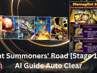 Grand Summoners | Light Summoners' Road [Stage 1 - 5] AI Guide Auto Clear