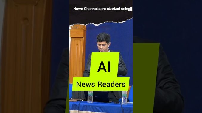 AI News Readers by News Channels explained in Tamil
