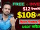 Crypto সাইডে $12 ইনভেস্ট করে $108 ডলার ইনকাম | Crypto For Beginners | Daily USD Income Site BD