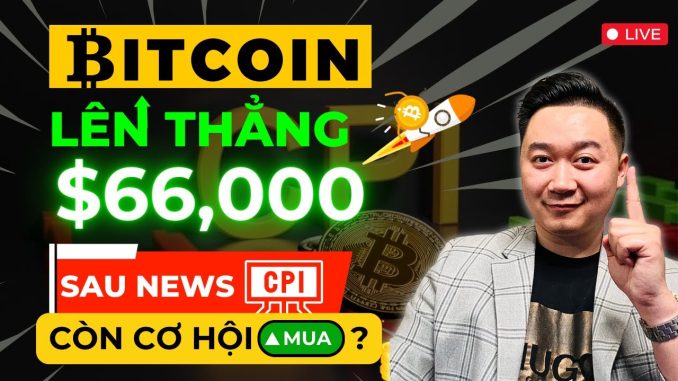 BITCOIN Lên Thẳng $66,000 Sau CPI News. Còn Cơ Hội Mua?