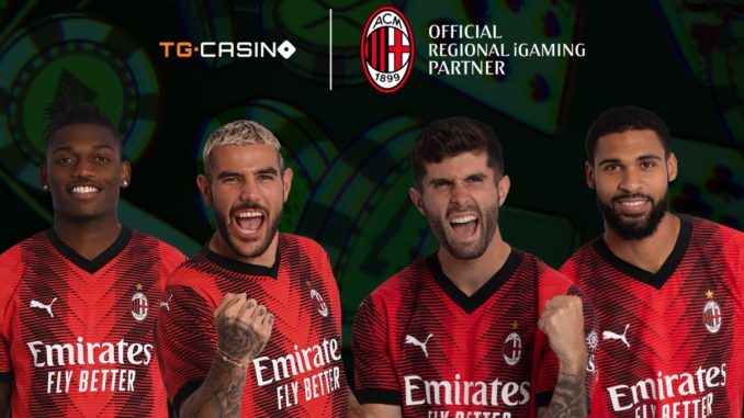 New Crypto Casino TG.Casino Becomes Regional iGaming Partner of AC Milan