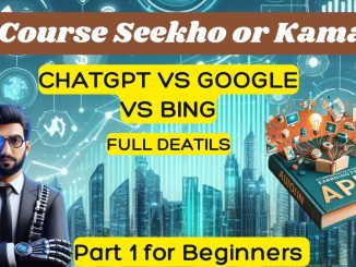 An AI course for Beginners Part 1  Chatgpt vs Google vs Bing