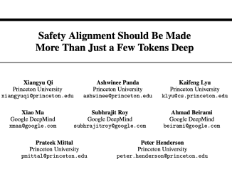 Deepening Safety Alignment in Large Language Models (LLMs)