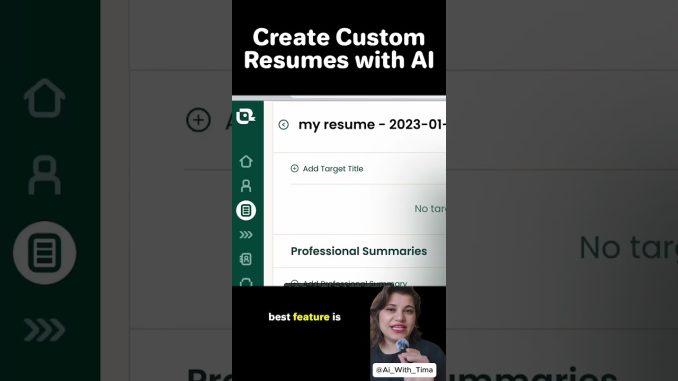 How to write a resume with Ai? #aitrend #aitools  #ainews #technews #ai #resume #bestaitools