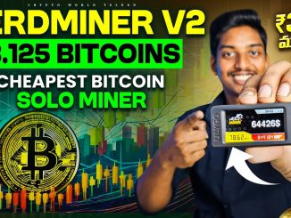 NerdMiner V2 Unboxing & Setup Process In Telugu | Cheapest Bitcoin Lucky Miner | NerdMiner V2