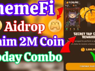 memeFi Airdrop Claim 2M Coin Today Combo|MemeFi Telegram bot mining update today|MemeFi update claim