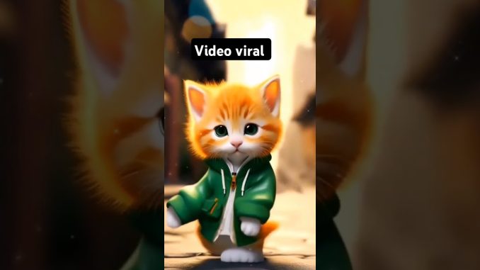 AI CAT ANIMALS VIDEO NEWS Video #trending #001