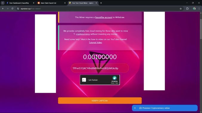 Auto Cloud Mining Website 2024 Review | FaucetPay Withdrawal Guide #CryptoMining #PassiveIncome #btc