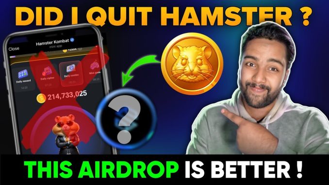 Did I Quit Mining HAMSTER KOMBAT? Swan Chain Airdrop Detailed Guide | New Crypto Airdrop