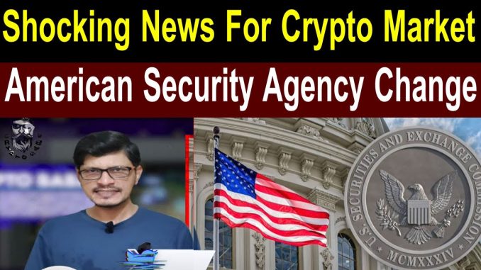 Shocking News For Crypto Market l American Security Agency Change l Crypto Baba
