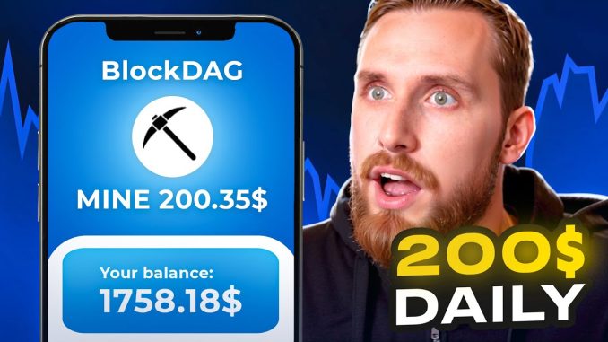 This CRYPTO MINER Makes 200$ per DAY - BlockDAG X1