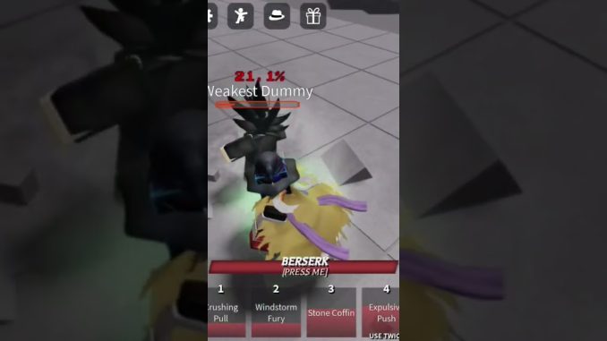 (first time ai voice) tatsumaki combo for beginners #roblox #thestrongestbattlegrounds