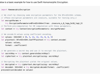 Apple Introduces Homomorphic Encryption via Swift: Revolutionizing Privacy-Preserving Cloud Computations