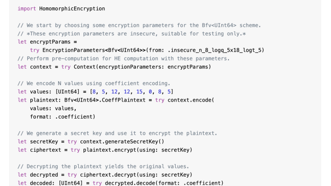 Apple Introduces Homomorphic Encryption via Swift: Revolutionizing Privacy-Preserving Cloud Computations