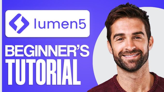 Lumen5 Tutorial For Beginners | How To Create Video from Text Using Ai