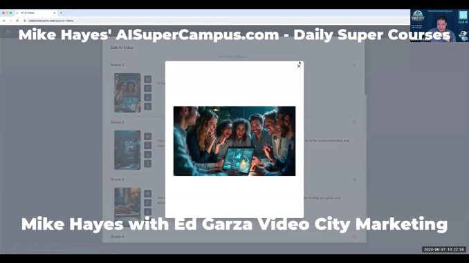 Mike Hayes ' AISuperCampus.com Teaches "AI IS MEDIA FOR BEGINNERS AND UP to Save Time and Make Money