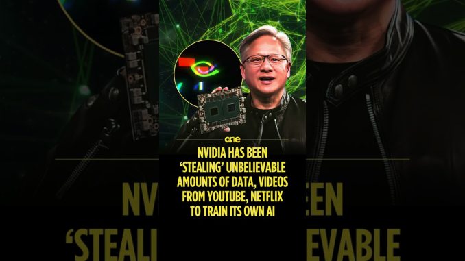 Nvidia sealing from YouTube, Netflix #news #onenews #ai #aistock #stockmarket