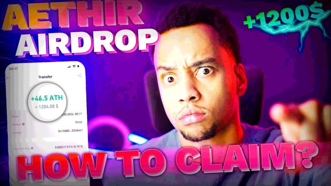 Aethir Airdrop Guide | Claim ATH Token Airdrop | New Crypto Airdrop 2024