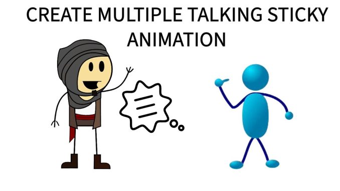 How to Create Multiple Talking Sticky Animation With AI Tools (Complete Beginners Guide)