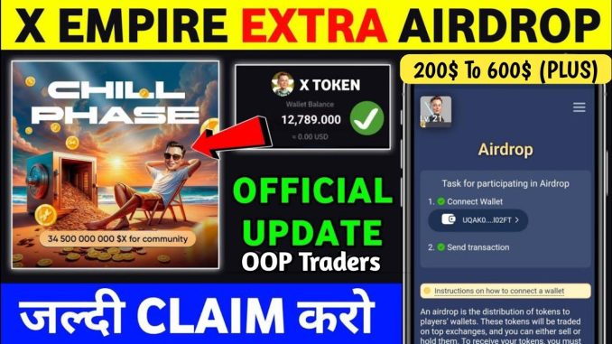 X Empire Airdrop Alert! Earn FREE Crypto! Listing Date, Mining Guide & Withdrawal Process || Tokens