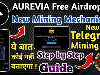 🔥 AUREVIA FREE AIRDROP FULL GUIDE/AUREVIA NEW MINING MECHANISM/NEW TELEGRAM MINING BOT/FREE AIRDROP