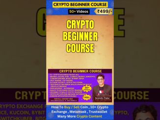 Crypto Beginner Courses #cryptocourse #freecrypto #bitcoin #crypto #indiabtc #cryptobeginners