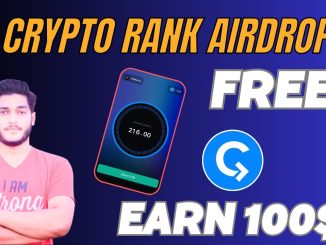 CryptoRank Mini Telegram App Airdrop Guide || Crypto Rank Airdrop Guide