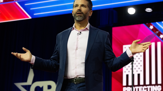 Donald Trump Jr. Joins Prediction Market Kalshi Ahead of Dad's Inauguration