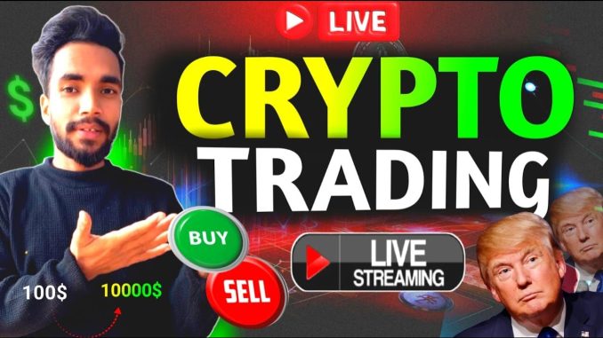 LIVE CRYPTO TRADING || #Bitcoin Live Trading |#live #bitcoin #trading #crypto | VASCAL YADAV