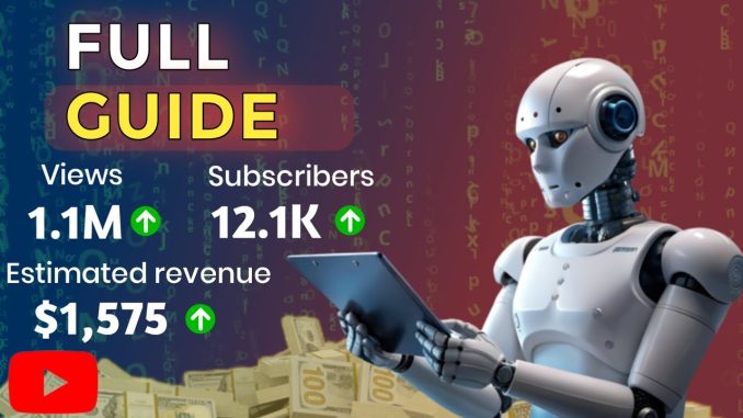 YouTube Automation With AI | Make FACELESS YouTube Videos With AI | Full Guide