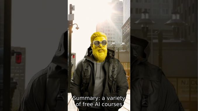 38 of the best AI courses you can take online for free