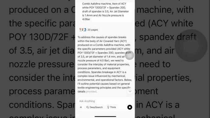 AI guides to overcome spandex cuts inside ACY#shortvideo #acy #yarn #spandex#cuts #textile