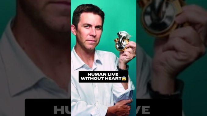 Artificial Heart Can Replace Original Heart #artificialheart #titaniumheart #ai #news #shorts