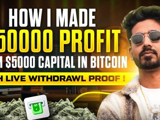 Booked $50000 Dollars Profit From $5000 in Bitcoin |  Crypto Trading For Beginners |