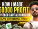 Booked $50000 Dollars Profit From $5000 in Bitcoin |  Crypto Trading For Beginners |