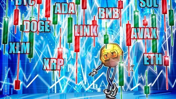 Price analysis 3/26: BTC, ETH, XRP, BNB, SOL, DOGE, ADA, LINK, AVAX, XLM