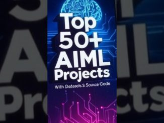 Top 50+ AI & ML Projects with Datasets & Source Code #AIProjects #SourceCode #MachineLearning