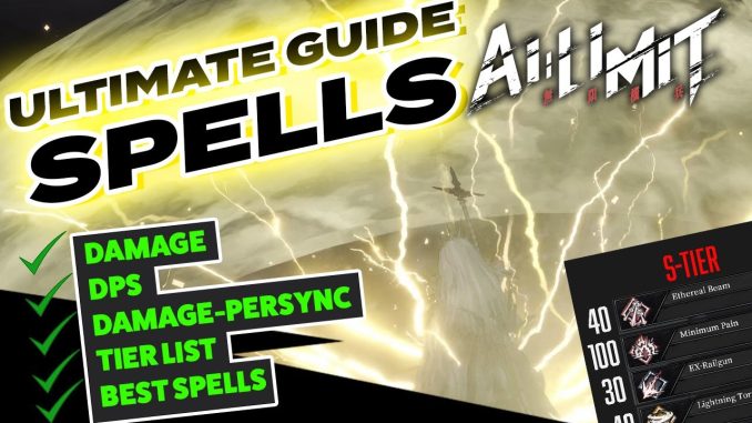 AI LIMIT Best Spells: Tier List & Full Guide (Damage, DPS, Sync Cost)