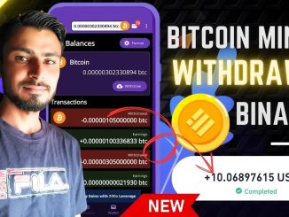 Bitcoin Mining Crypto Miner App Withdrawal To Binance Step By Step Guide