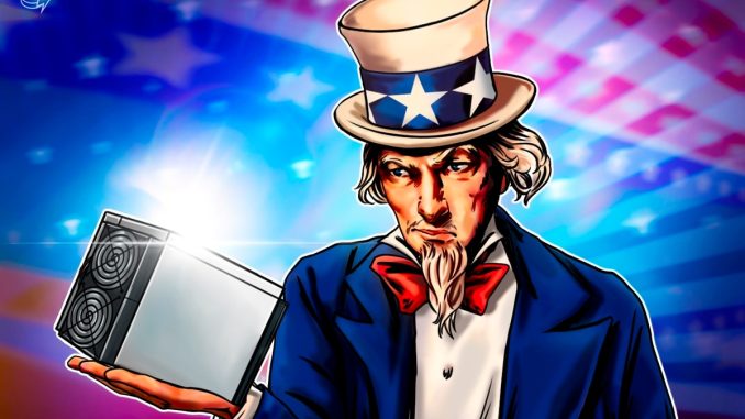 Crypto miner backs US senator's efforts to incentivize using flared gas