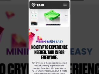 ⛏️ Earn Free Tari (XTR) Airdrop via Mining – Step-by-Step Guide #Tari #airdrop