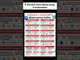Earn Money Using AI | ChatGPT and Canva Secrets for Beginners  #ai #aiwebsites