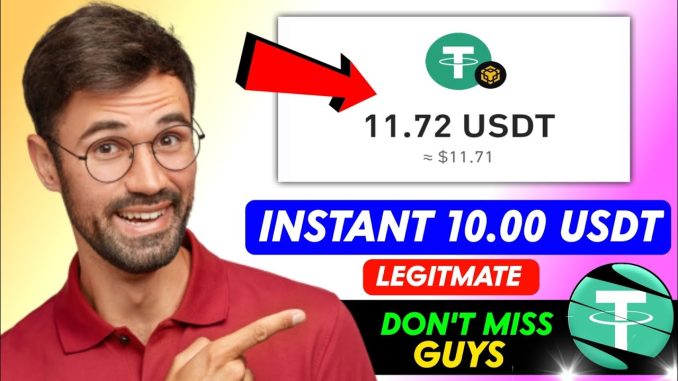 Secure USDT Earnings in 2025 || Free USDT Mining + Payment Proof || Crypto Earning Guide!