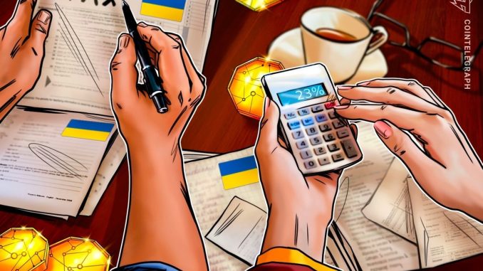 Ukraine floats 23% tax on some crypto income, exemptions for stablecoins