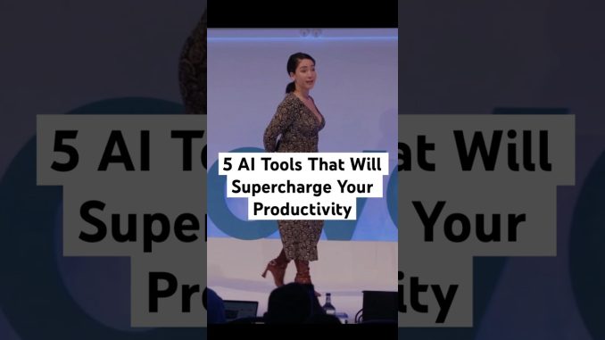 Unlock your full potential with these 5 powerful AI tools #ainews