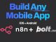 Build ANY Mobile App WITHOUT Coding with n8n + Bolt + AI (beginners guide, step by step)