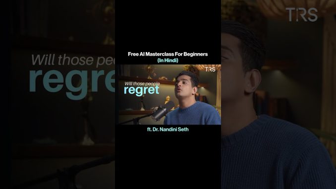 Free AI Masterclass for Beginners ft. Dr. Nandini #shorts