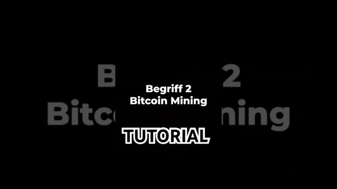 TUTORIAL Was ist Bitcoin Mining?? #bitcoin #crypto #mining #finance #money #tutorial