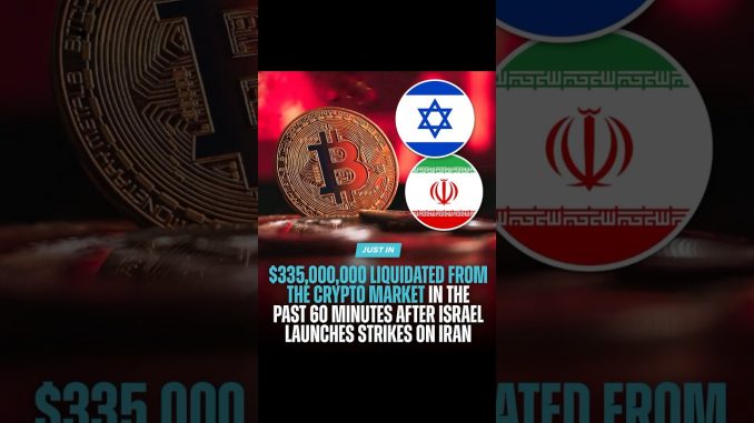 $335M CRYPTO LIQUIDATED BECAUSE OF IRAN 🇮🇷? #tradewar #tariffs #cryptonews #bitcoinnews #trumpnews