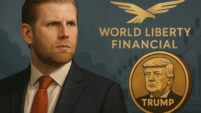 Eric Trump says WLFI will acquire TRUMP for treasury, unofficial wallet project nixed